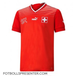 Schweiz Hemma Matchtröja VM 2022 Kortärmad